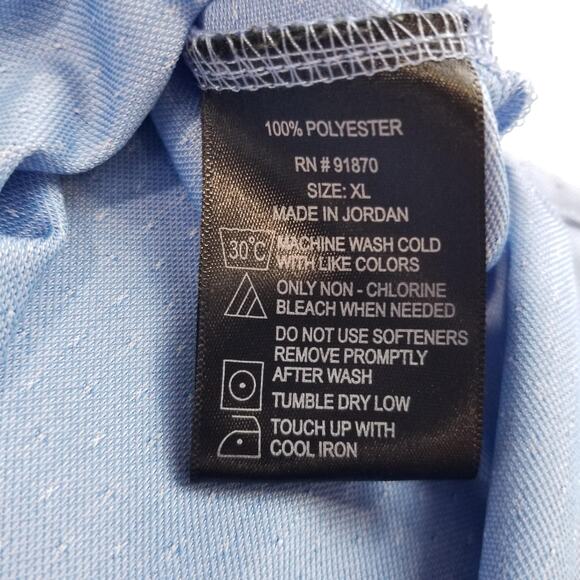 Pebble Beach Polo Shirt Mens Extra Large Dry-Luxe Performance Micro Dot Golf - Picture 6 of 10